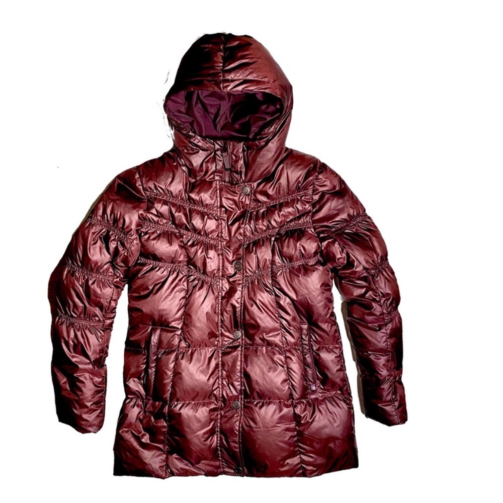 Prana Milly Purple Down FeatherJacket 650 fill Sz M